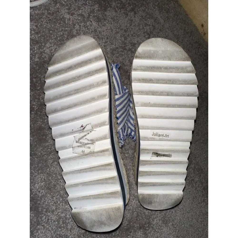 Nature‎ Breeze Blue Juilliard-01 Slip On Sandler Size 6.5